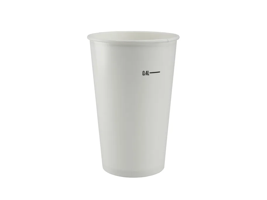 Gobelet en carton, blanc, 4dl