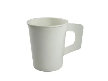 Gobelet en carton avec anse, blanc, 1.8dl