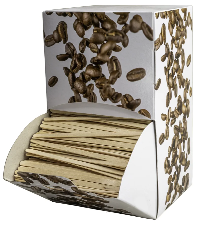 Touillettes en bois, brun, 11cm