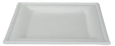Einweg Teller aus Bagasse, weiss, 200 x 200 mm