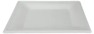 Einweg Teller aus Bagasse, weiss, 260 x 260 mm