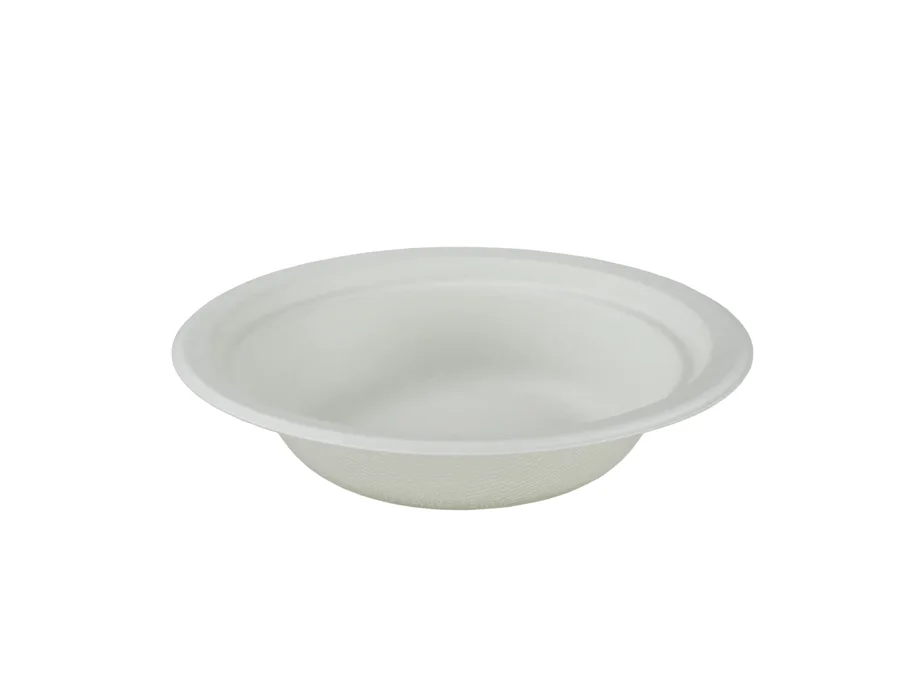 Bol en bagasse, blanc, 4dl