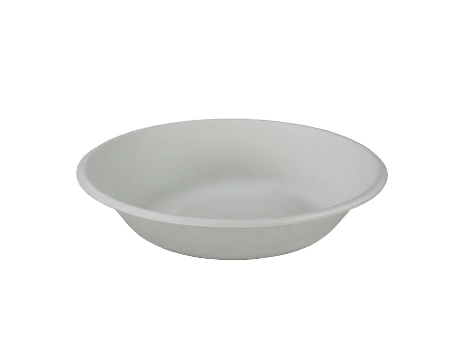 Bol en bagasse, blanc, 6.8dl