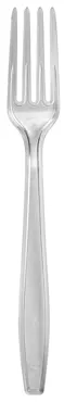 Einweggeschirr Gabel aus PS, glasklar, 19 cm