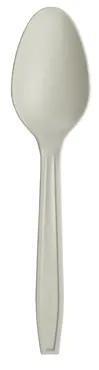 Bio Einweggeschirr Löffel aus PLA, weiss, 14.5 cm