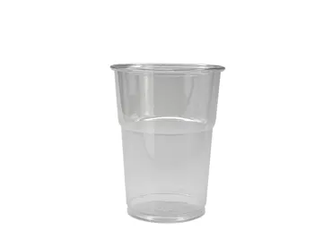 Gobelet jetable en PET, transparent, tulipe, 4dl