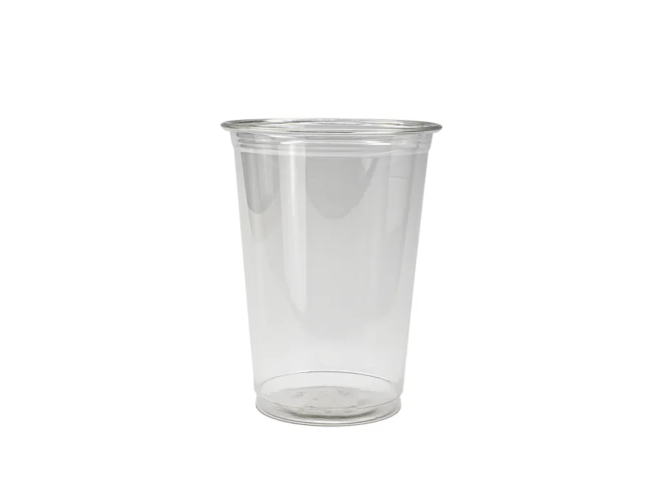 Einweg Trinkbecher aus PET, glasklar, 4 dl, Straight