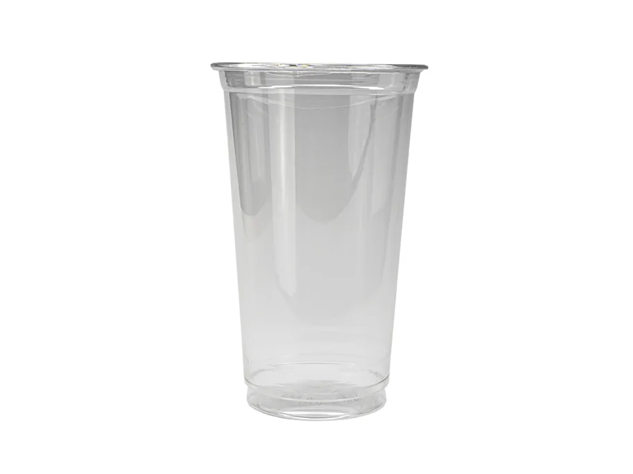 Einweg Trinkbecher aus PET, glasklar, 5 dl, Straight