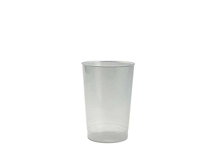 Einweg Trinkbecher aus PP, transparent, 2 dl, Mono-Cup