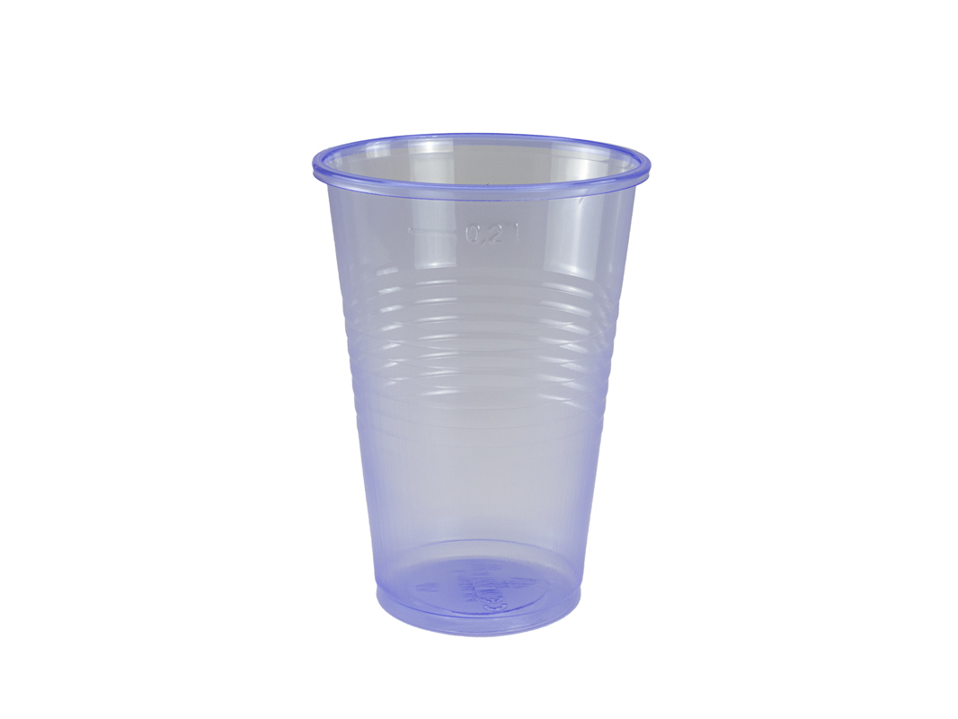 Gobelet jetable en PP, blue-cup, 2dl