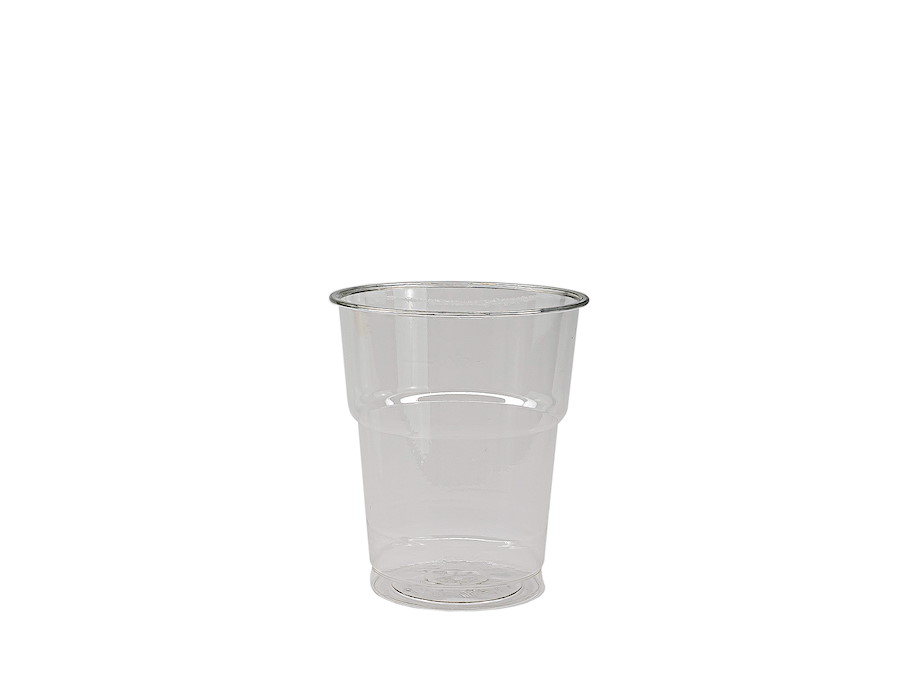 Gobelet jetable en PP, transparent, tulipe, 2dl