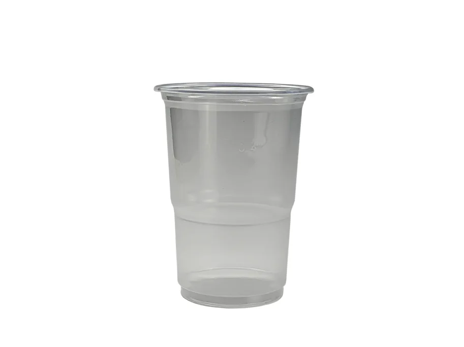 Einweg Trinkbecher aus PP,  transparent, 4 dl