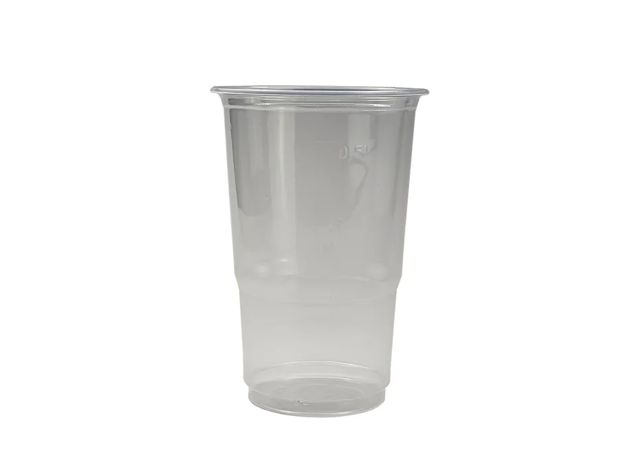 Einweg Trinkbecher aus PP, transparent, 5 dl