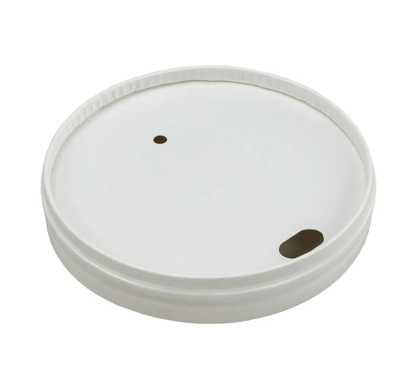 Couvercle pour coffee-to-go en carton, blanc, Ø90mm