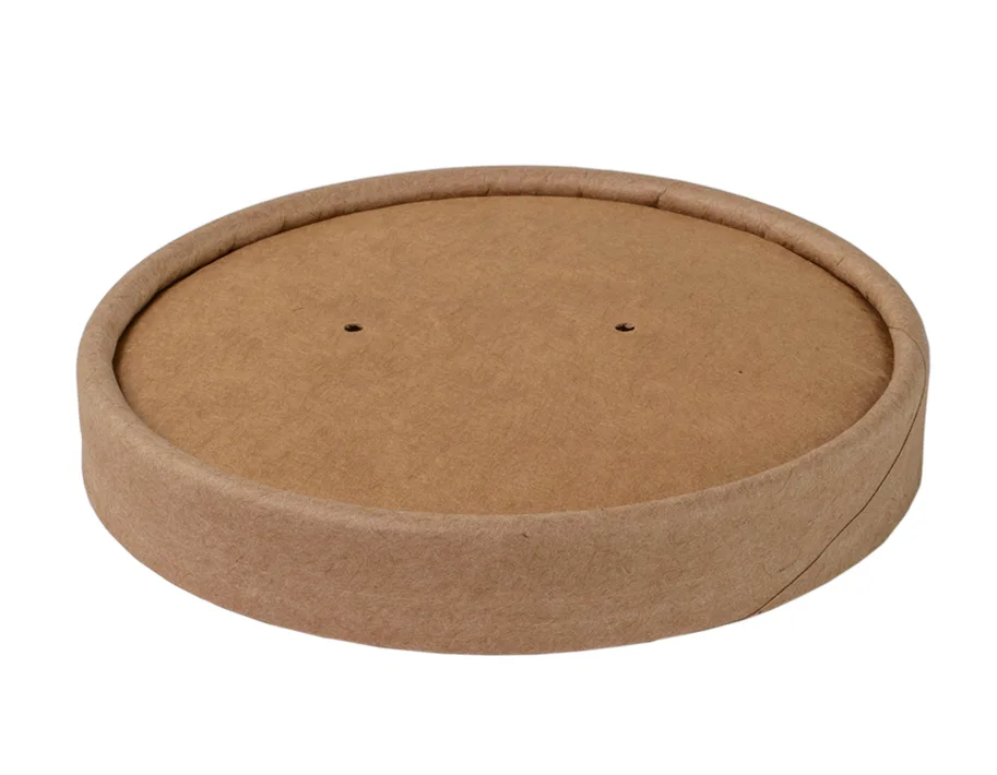 Couvercle en carton pour gobelet à soupe 450ml