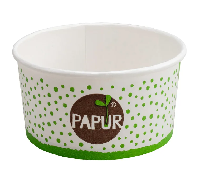 Gobelet à glace en carton, blanc, 260ml