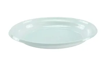 Degustationsteller aus PS,  weiss, 12.5 cm