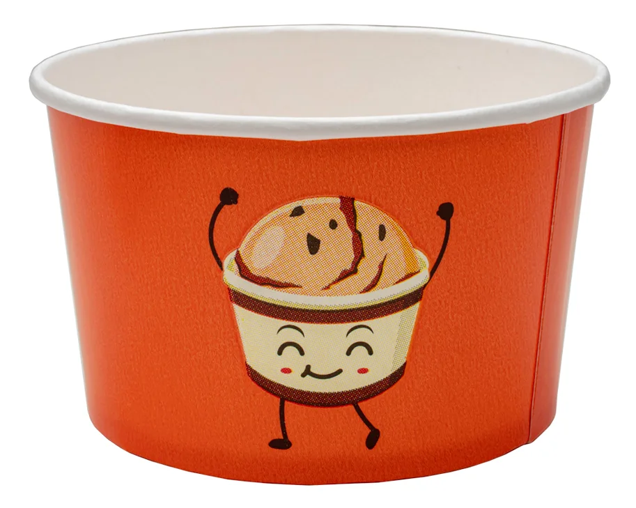 Gobelet à glace en carton, avec impression, 260ml