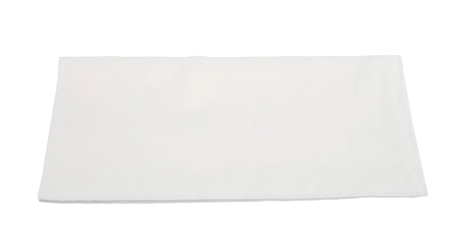 Serviettes en papier, blanc, 33x33cm, deux couches