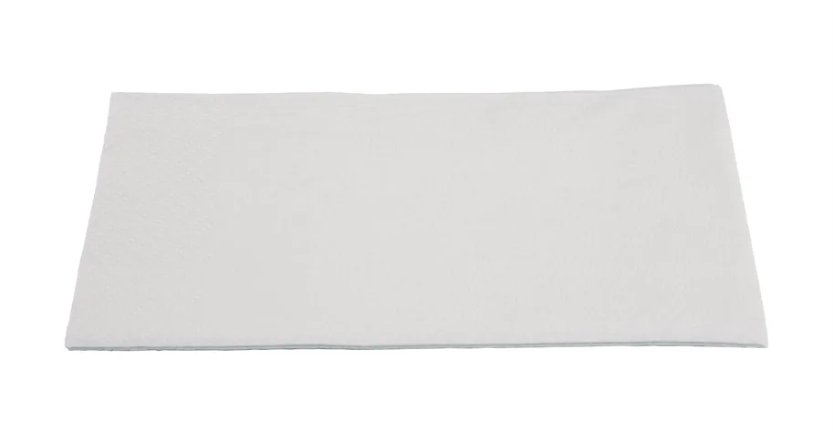 Serviettes en papier, blanc, 40x40cm