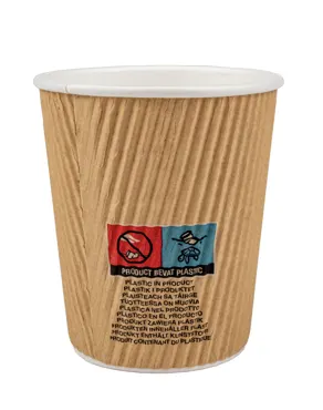 Gobelet à café en carton double paroi, 2dl