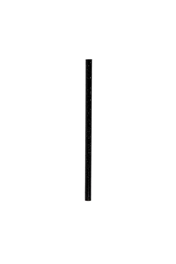 Bio Cocktail-Trinkhalme Refork, schwarz, ø 6mm, 140mm