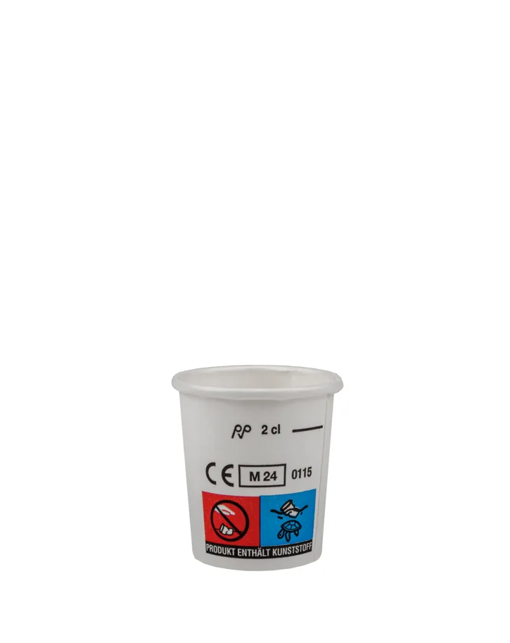 Gobelet en carton, blanc, 0.2dl