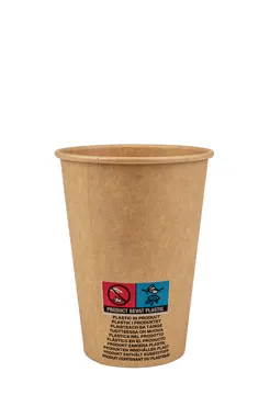 Gobelet à café en carton kraft, 1.8dl