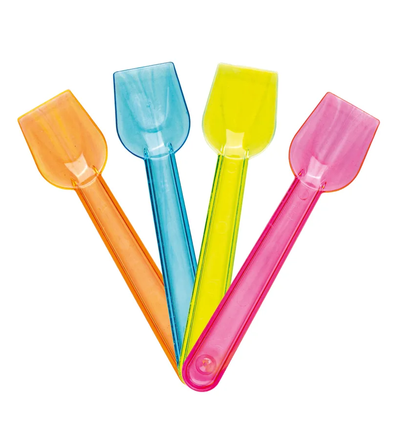 Cuillère à glace en PS, couleur assortie