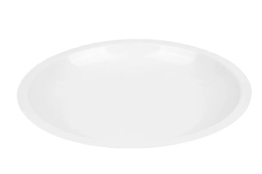 Assiette jetable en PP, blanc, ø22cm