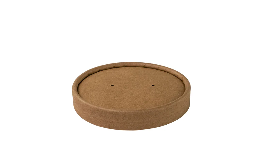Couvercle en carton pour gobelet à soupe 300ml