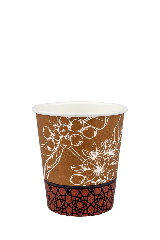 Kaffeebecher aus Karton, bedruckt "Florado", 1.8 dl