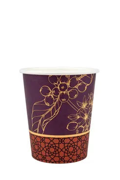 Gobelet à café en carton "Florado", imprimé, 2dl