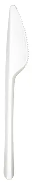 Messer aus PS, weiss, 17 cm