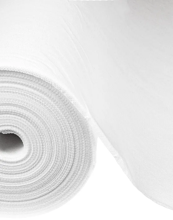 Rouleau de nappe en PP, blanc, 120cm x 50m