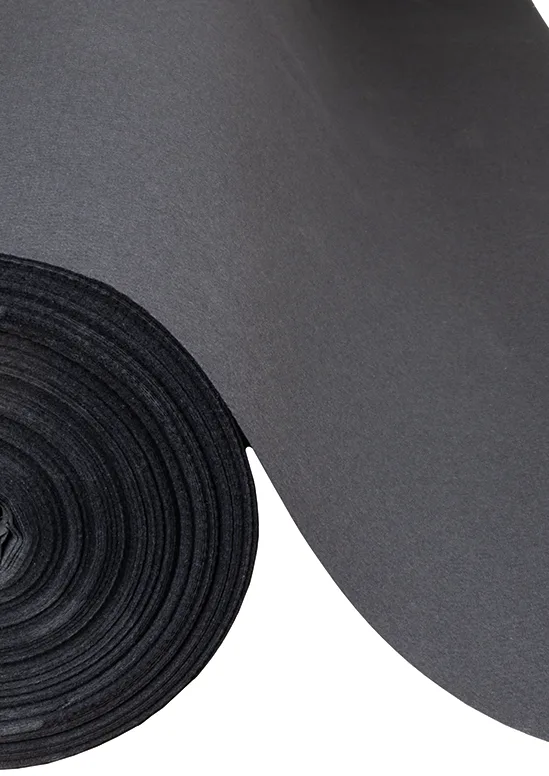 Rouleau de nappe en PP, noir, 120cm x 50m